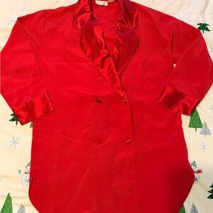 Victoria's Secret Red Satin Garment